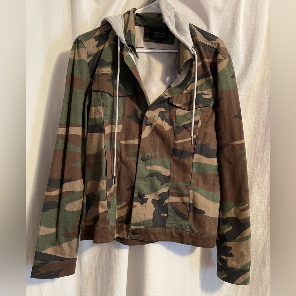 Army print jacket